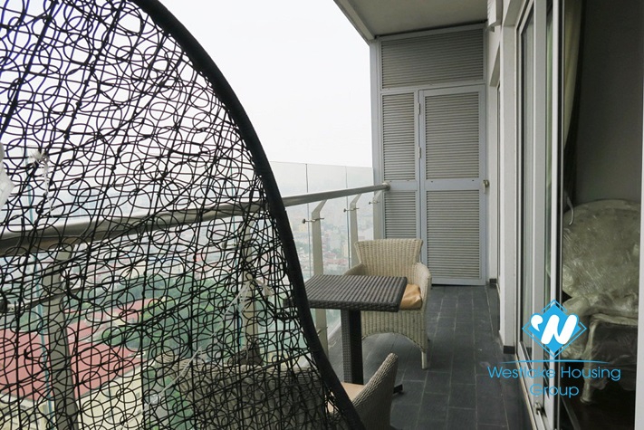 Beautiful apartment for rent in high floor of the Lancaster Building, Ba Dinh District, Hanoi